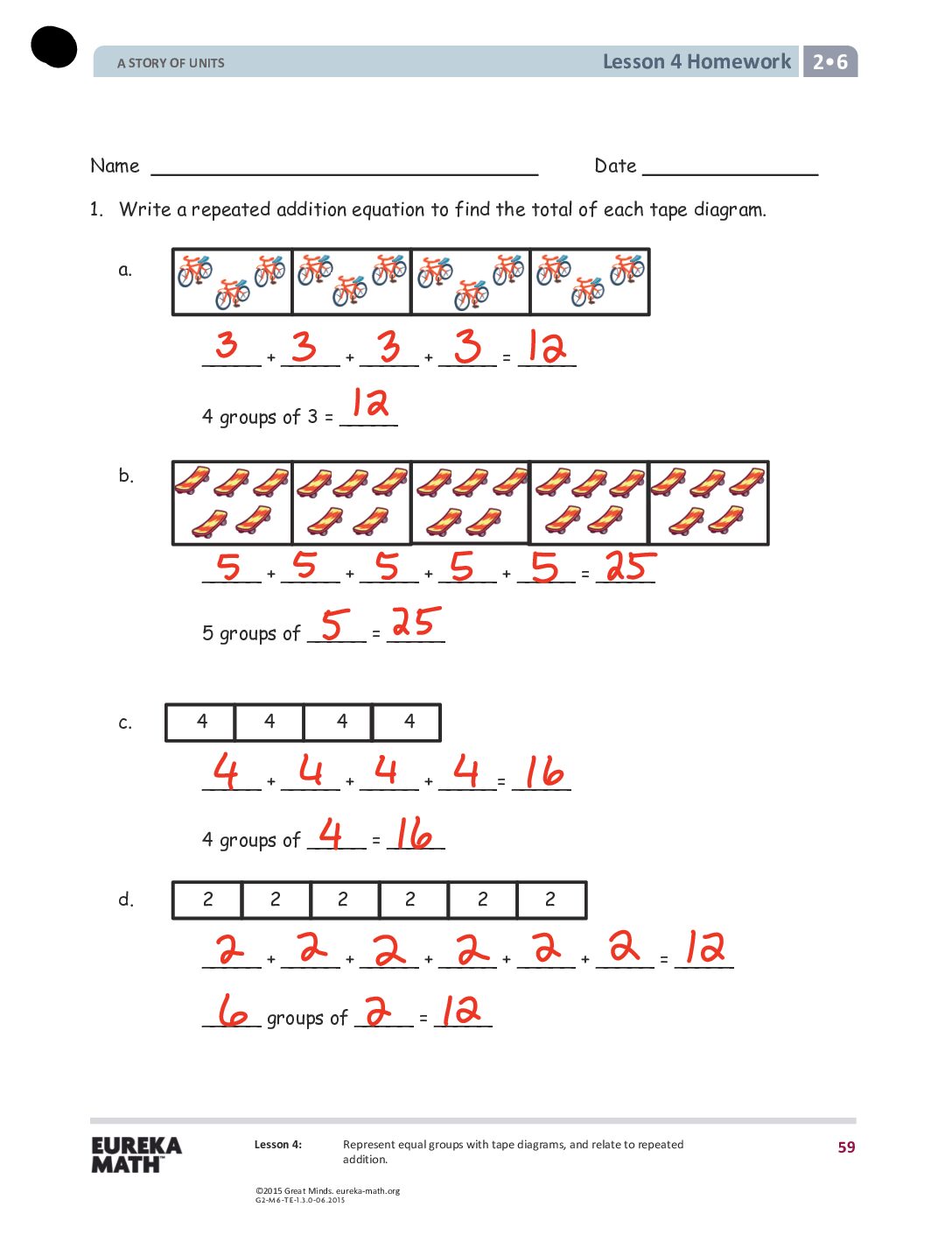 G2 M6 Homework Solutıons Lesson 4