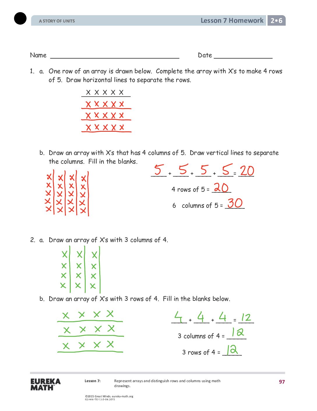 G2 M6 Homework Solutıons Lesson 7