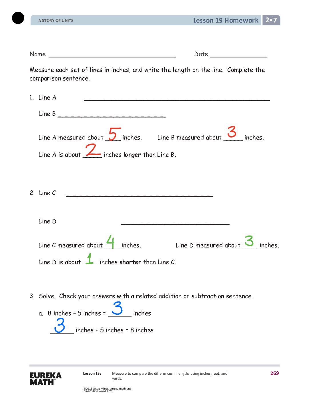 G2 M7 Homework Solutıons Lesson 19