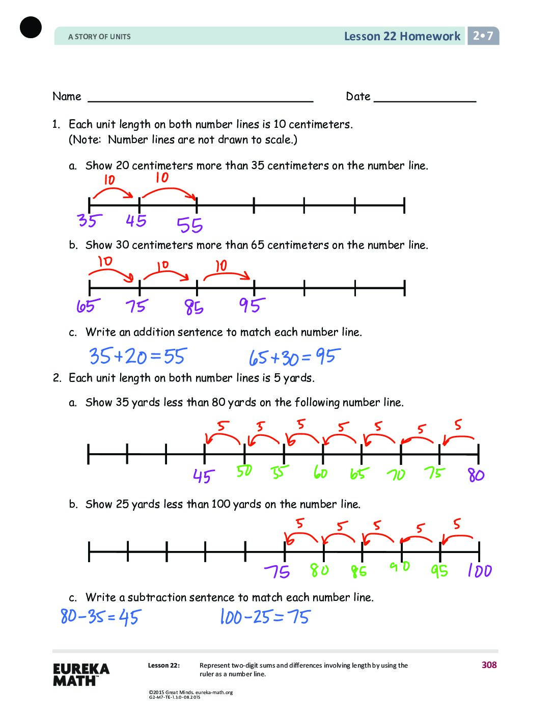 G2 M7 Homework Solutıons Lesson 22