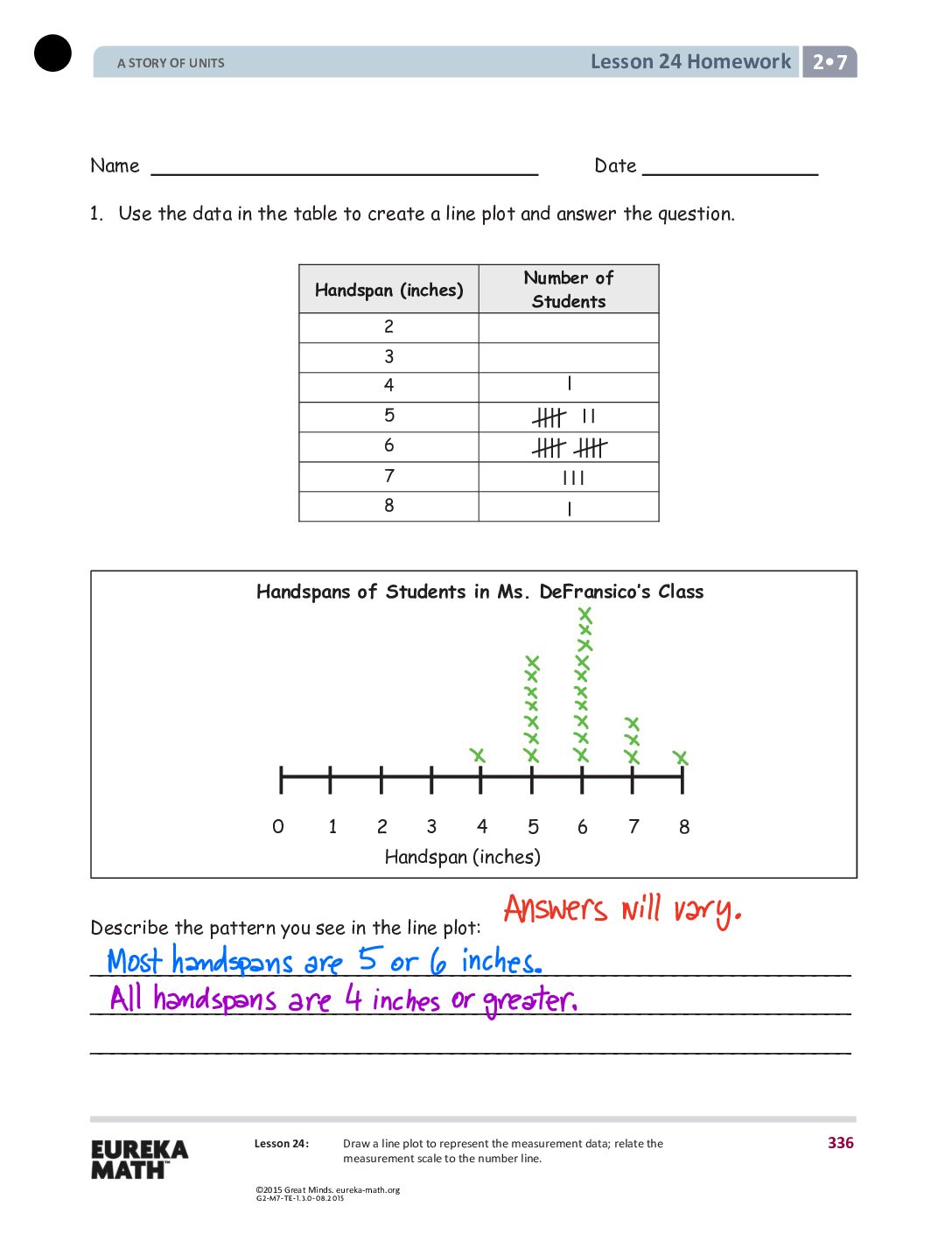 G2 M7 Homework Solutıons Lesson 24