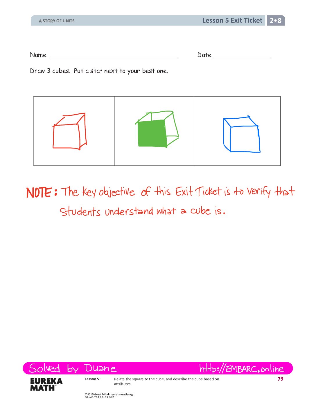 G2 M8 Exitticket Lesson 05