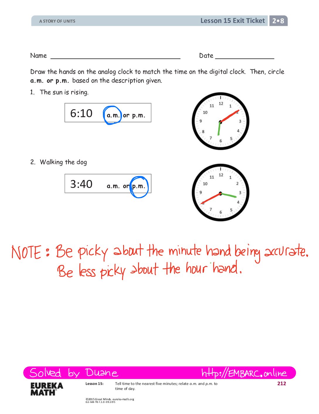 G2 M8 Exitticket Lesson 15