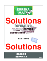 G3 M3 Exit Tickets Solutıons