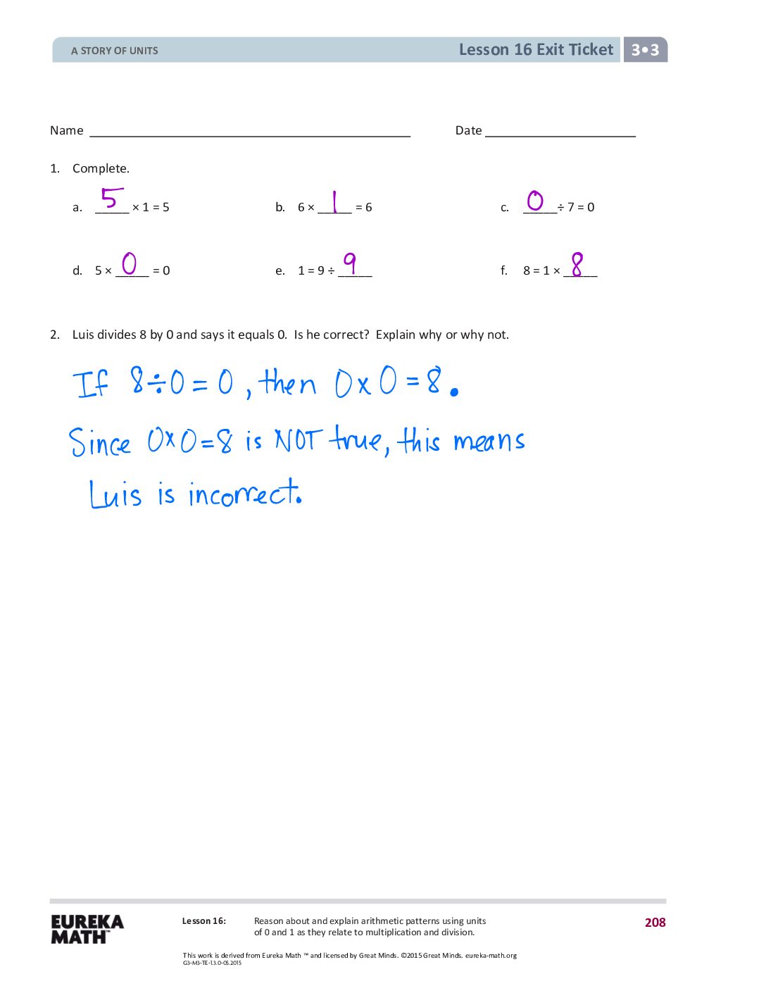 G3 M3 Exitticket Lesson16
