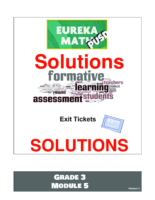 G3 M5 Exit Tickets Solutıons