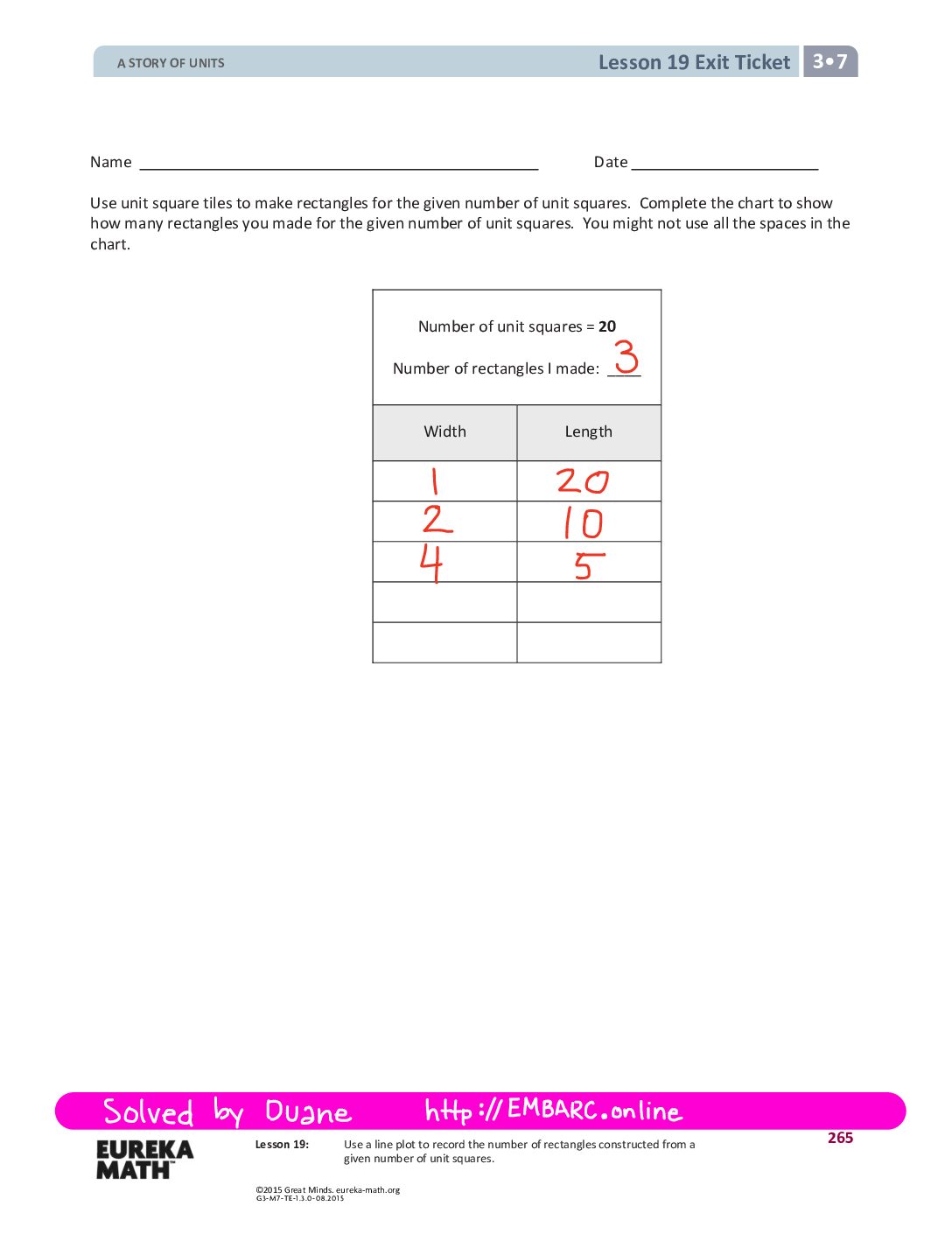 G3 M7 Exitticket Lesson 19