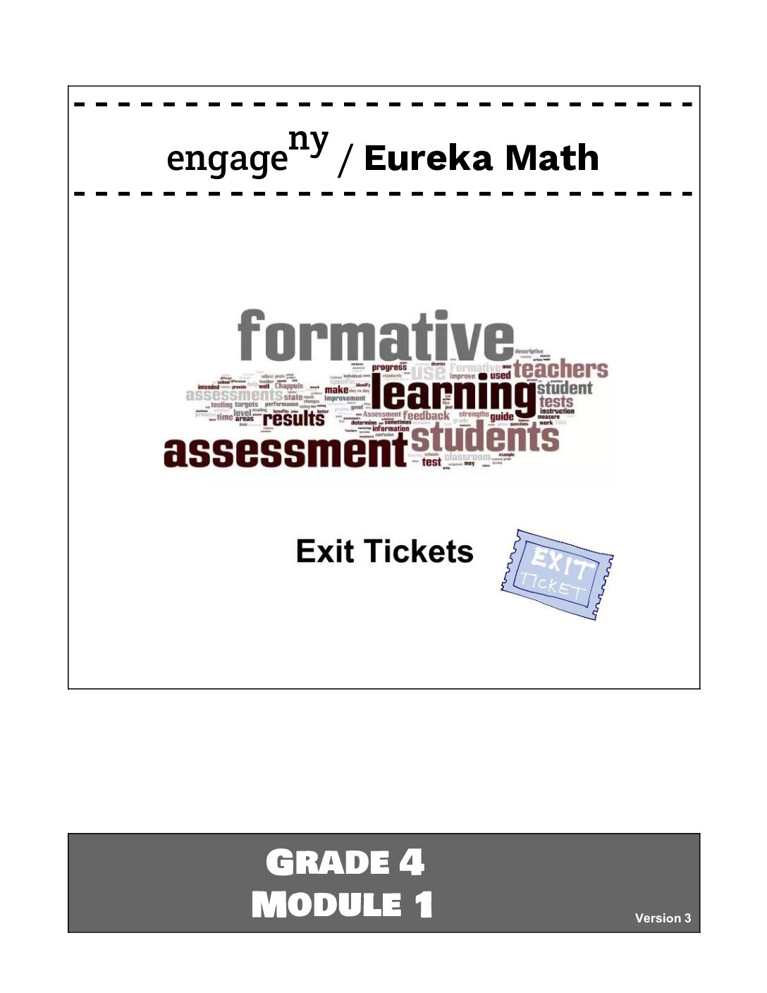 G4 M1 Exit Tickets