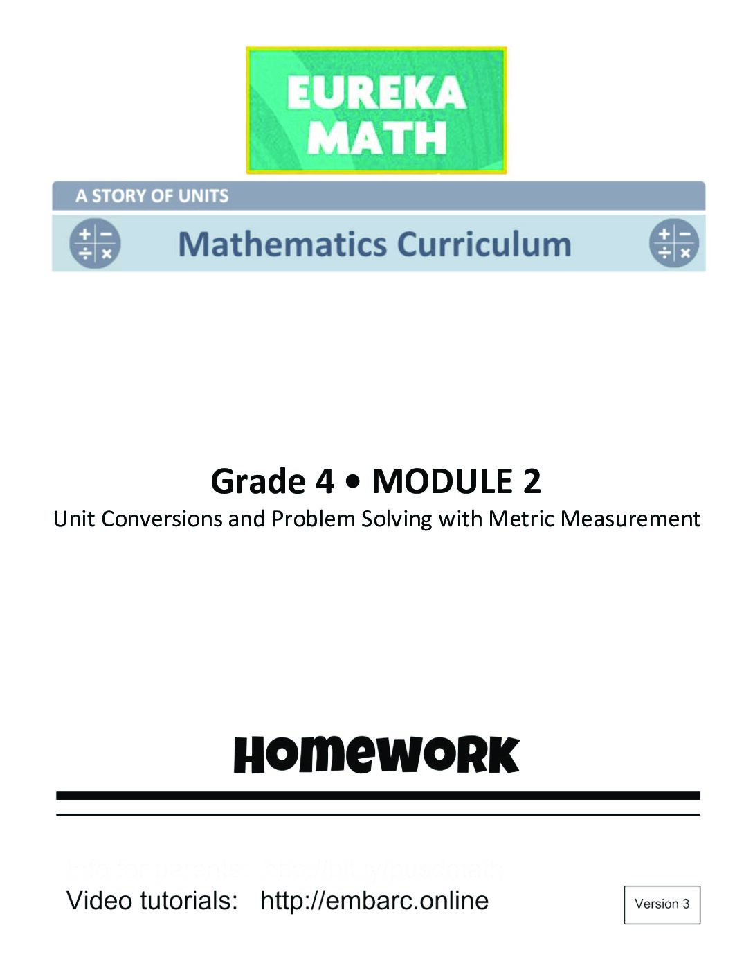G4 M2 Student Homework