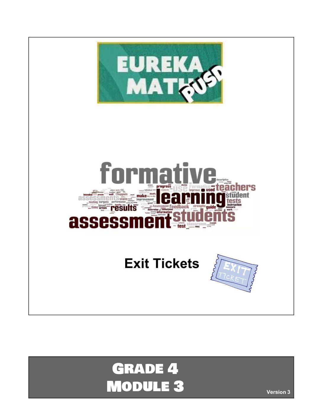 G4 M3 Exit Tickets