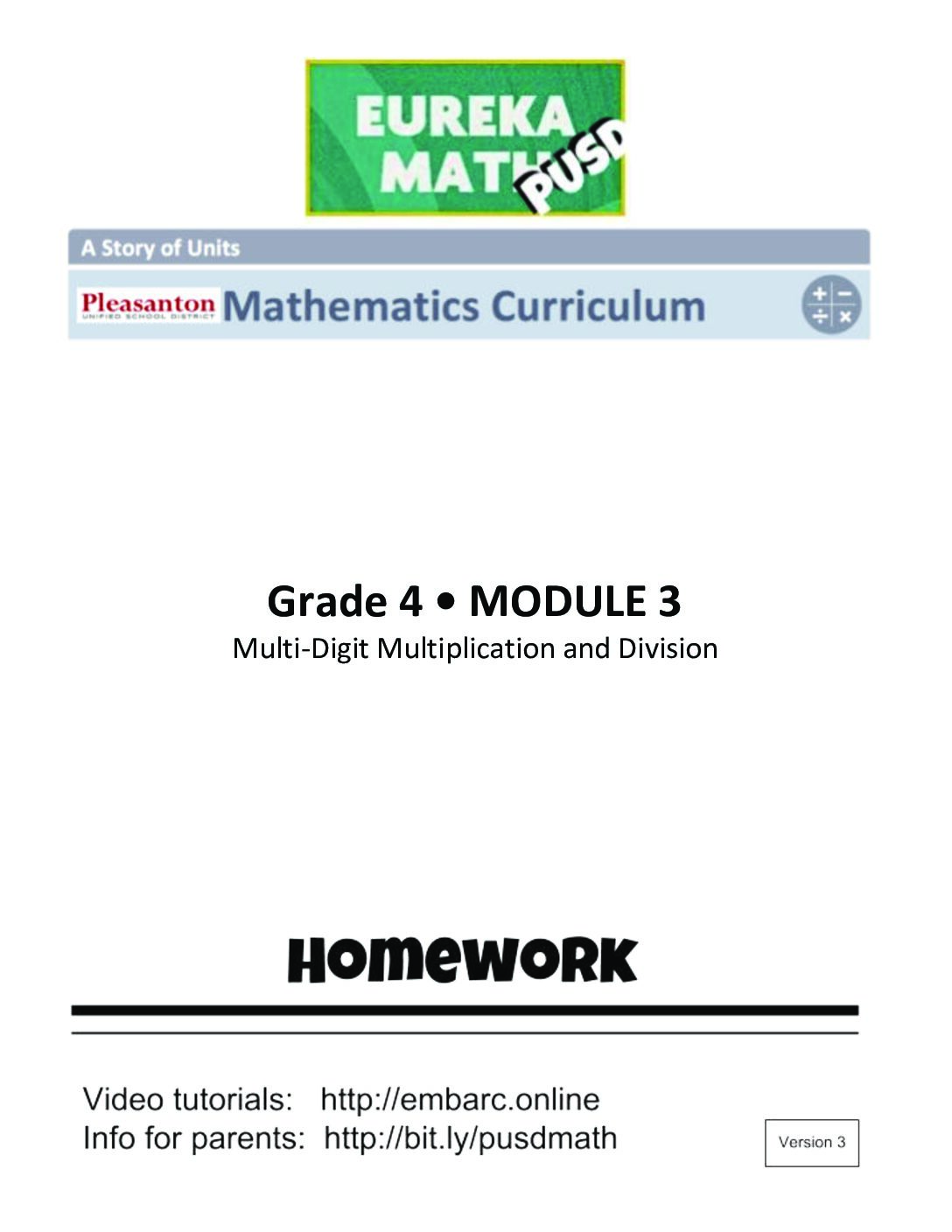 G4 M3 Student Homework