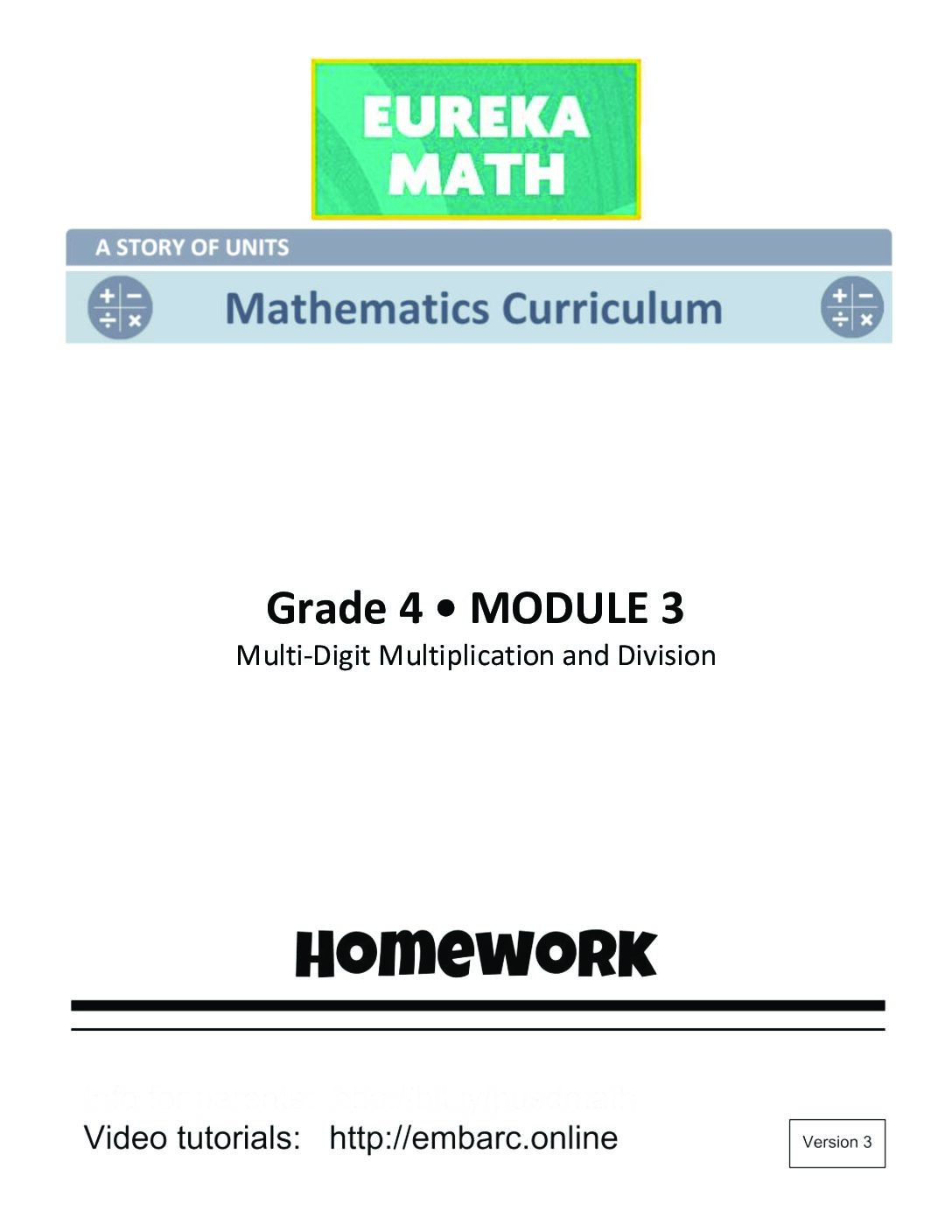 G4 M3 Student Homework