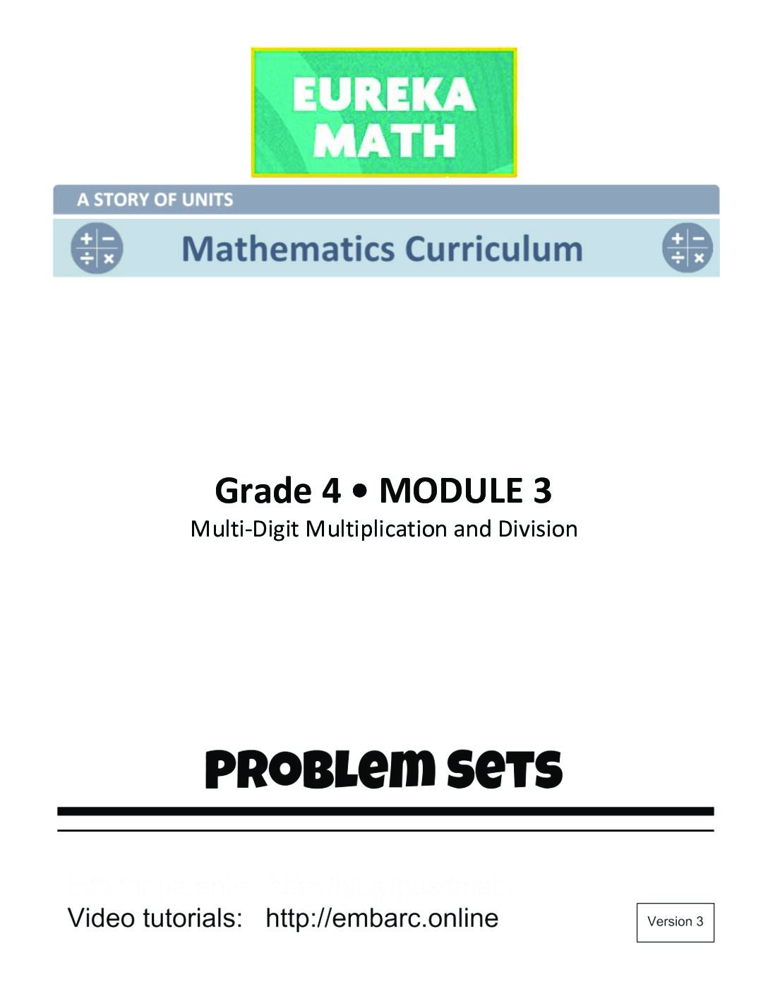 G4 M3 Student Problem Sets