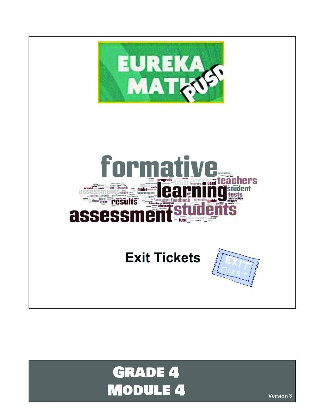 G4 M4 Exit Tickets