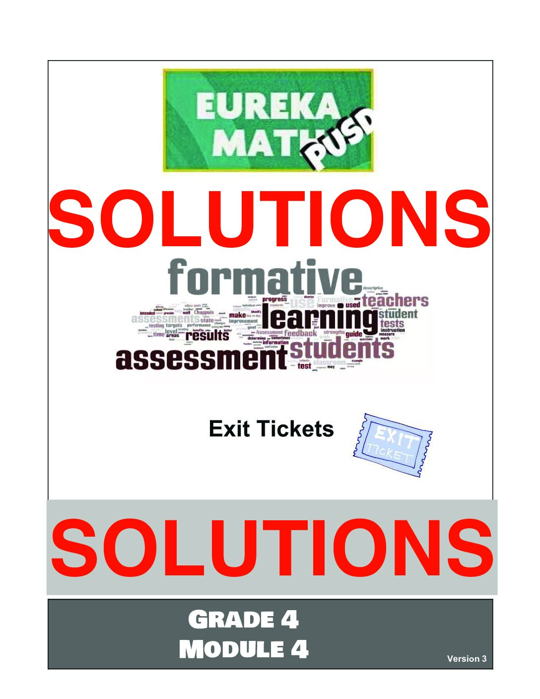 G4 M4 Exit Tickets Solutıons