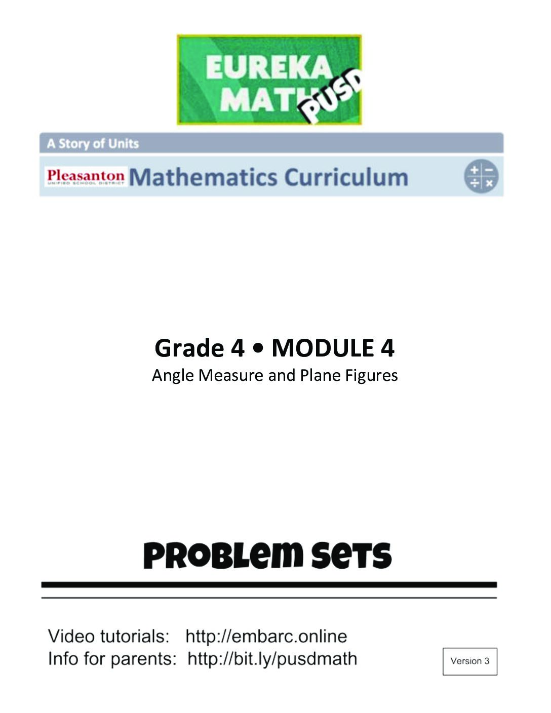 G4 M4 Student Problem Sets