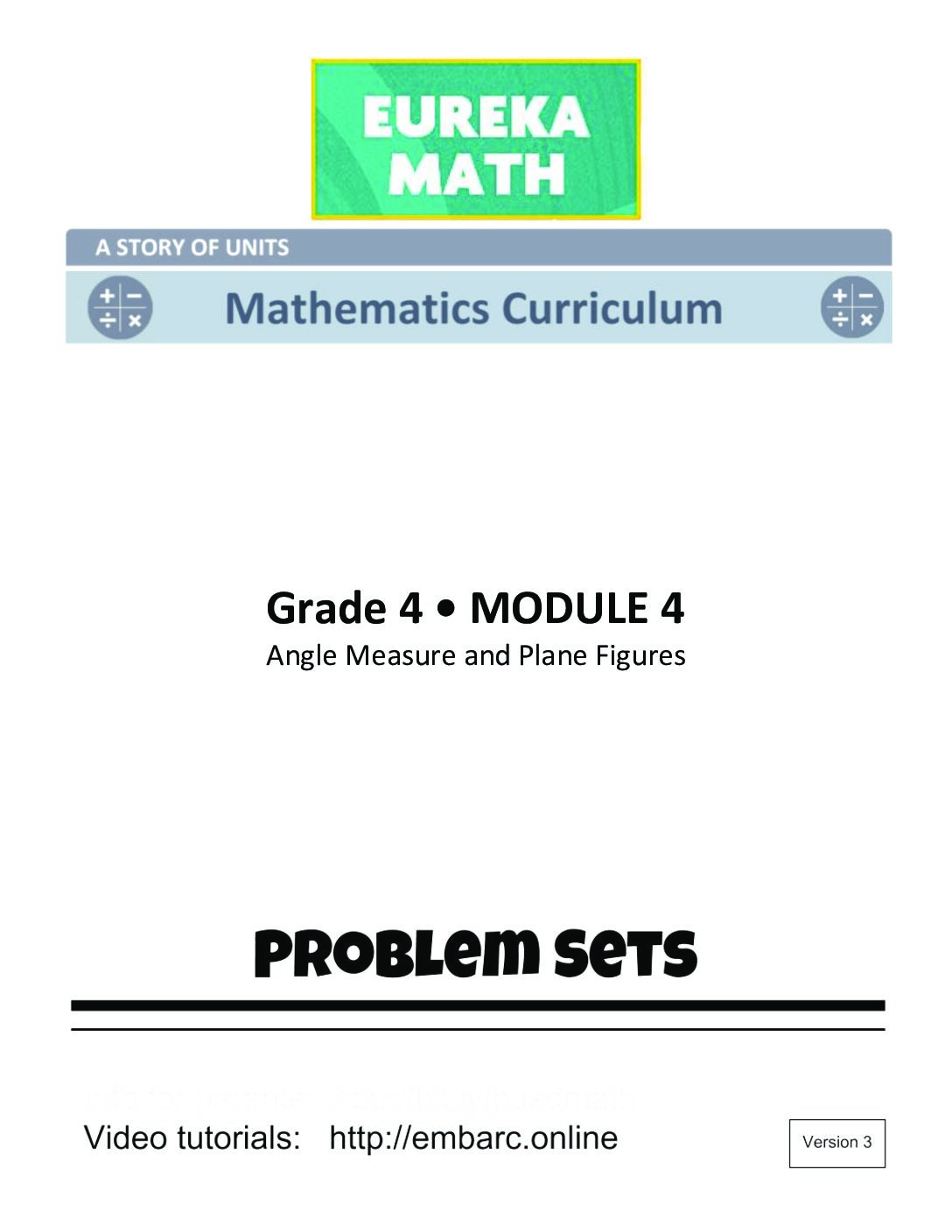 G4 M4 Student Problem Sets