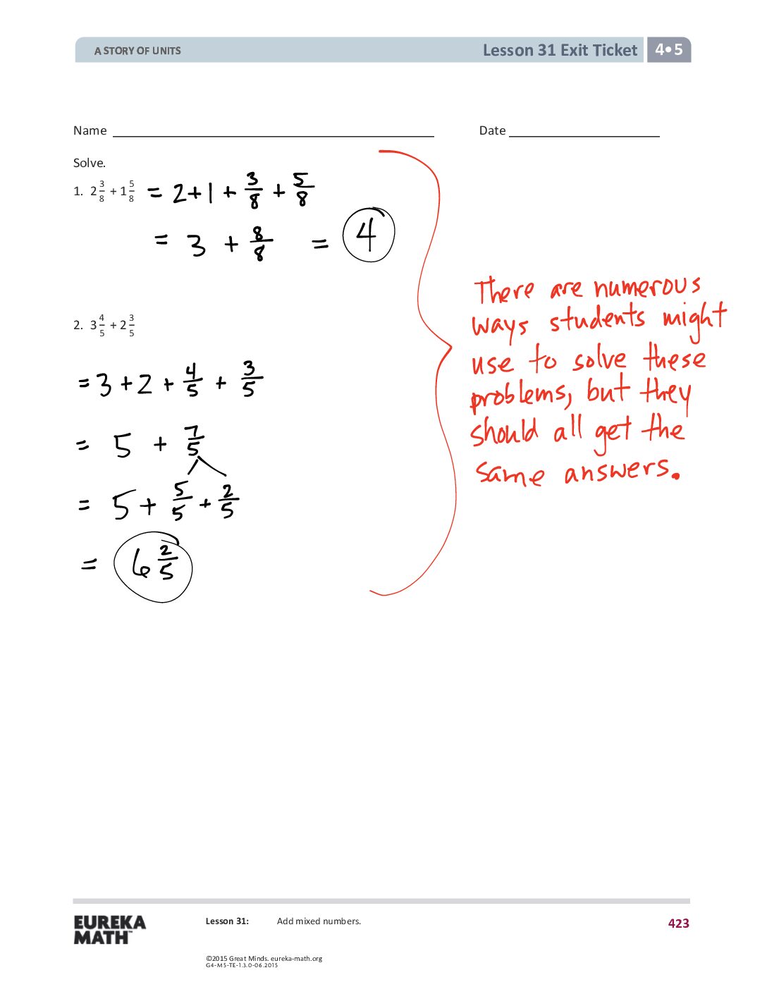 G4 M5 Exitticket Lesson31