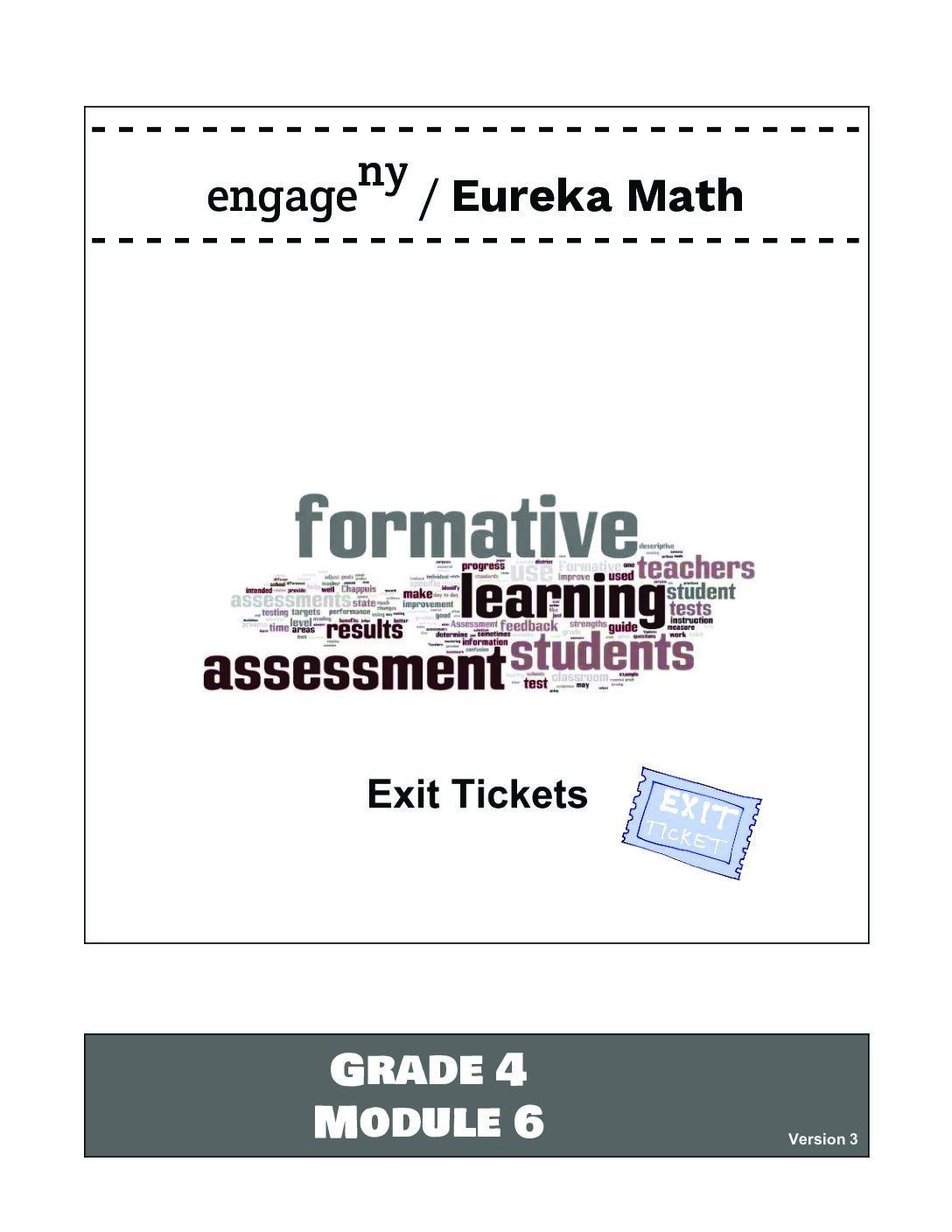 G4 M6 Exit Tickets