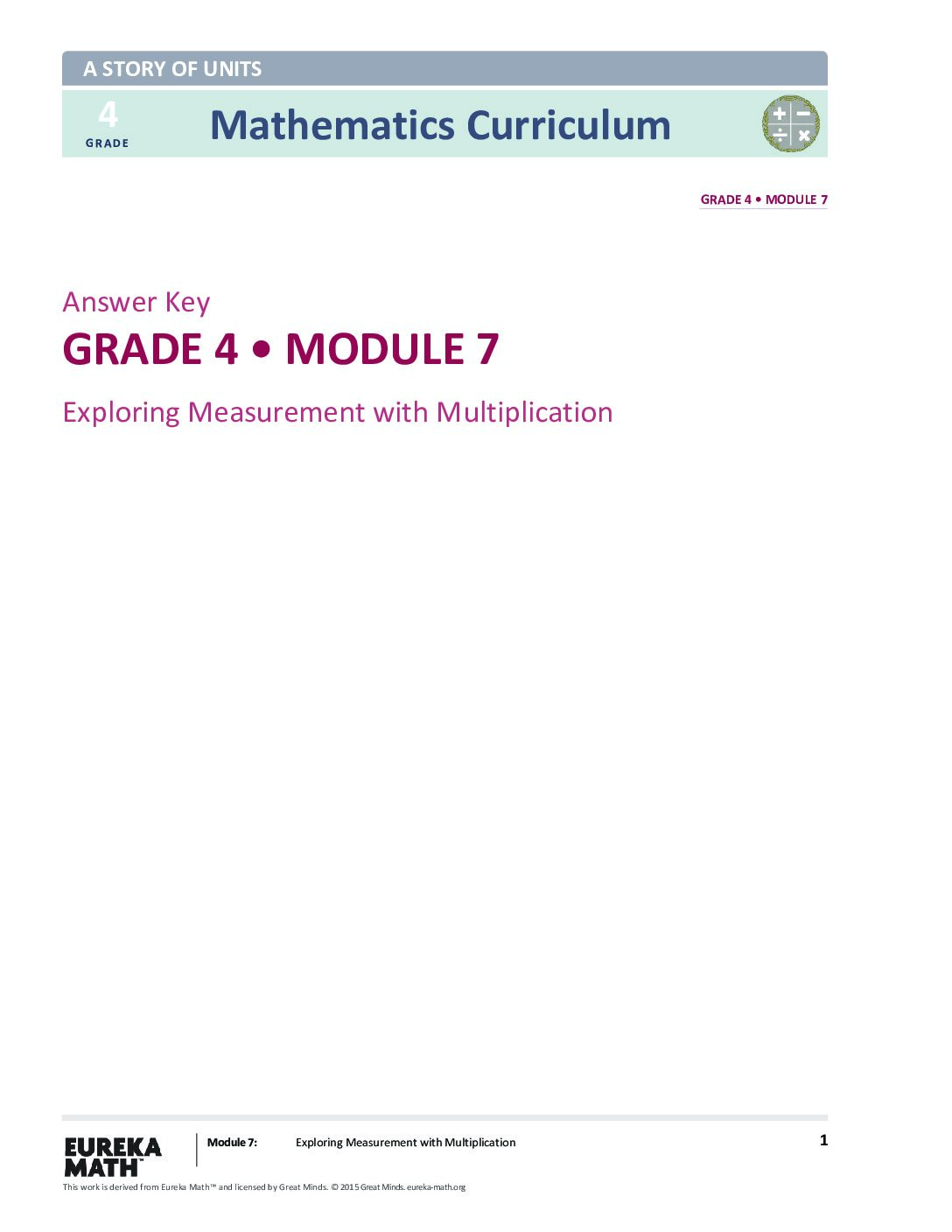 G4 M7 Answer Key