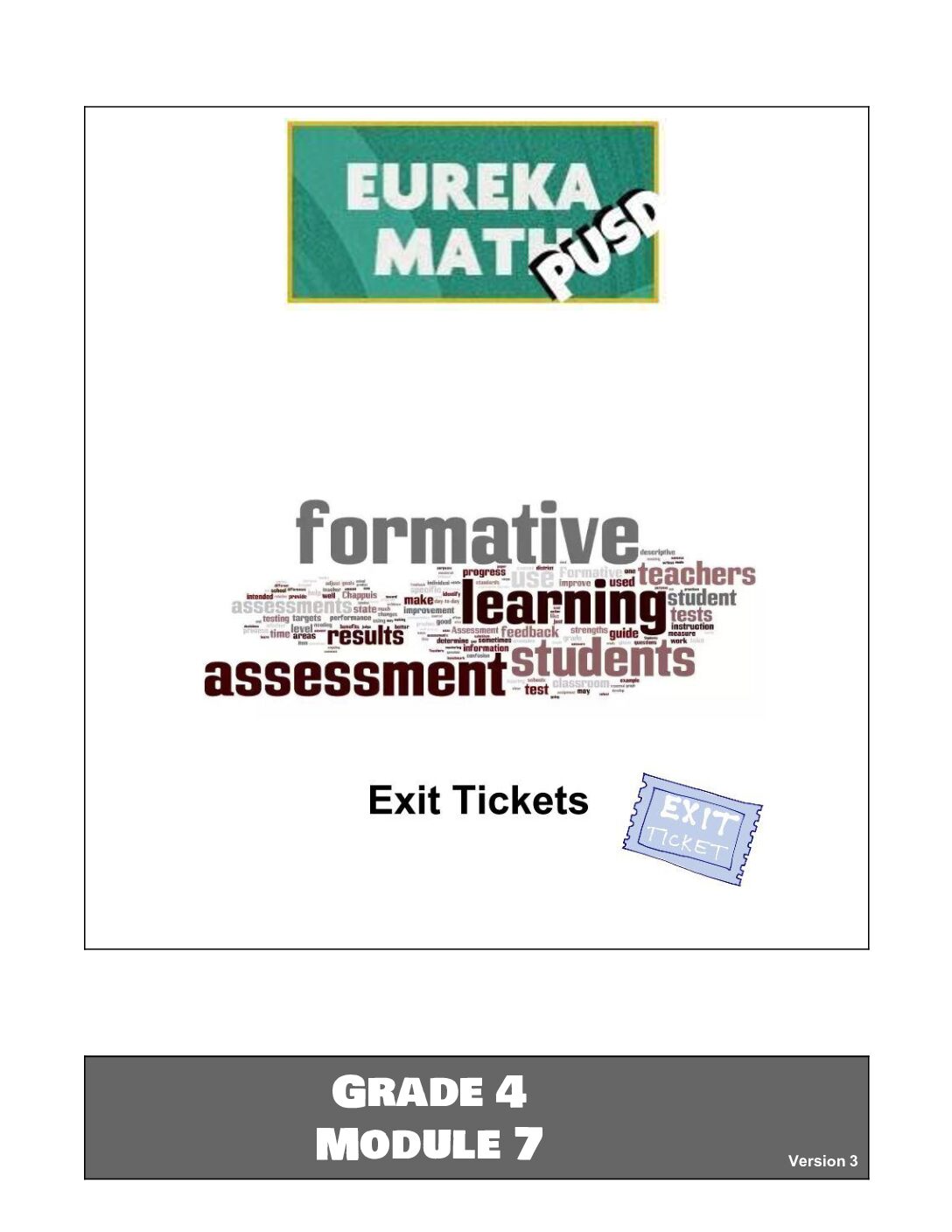 G4 M7 Exit Tickets