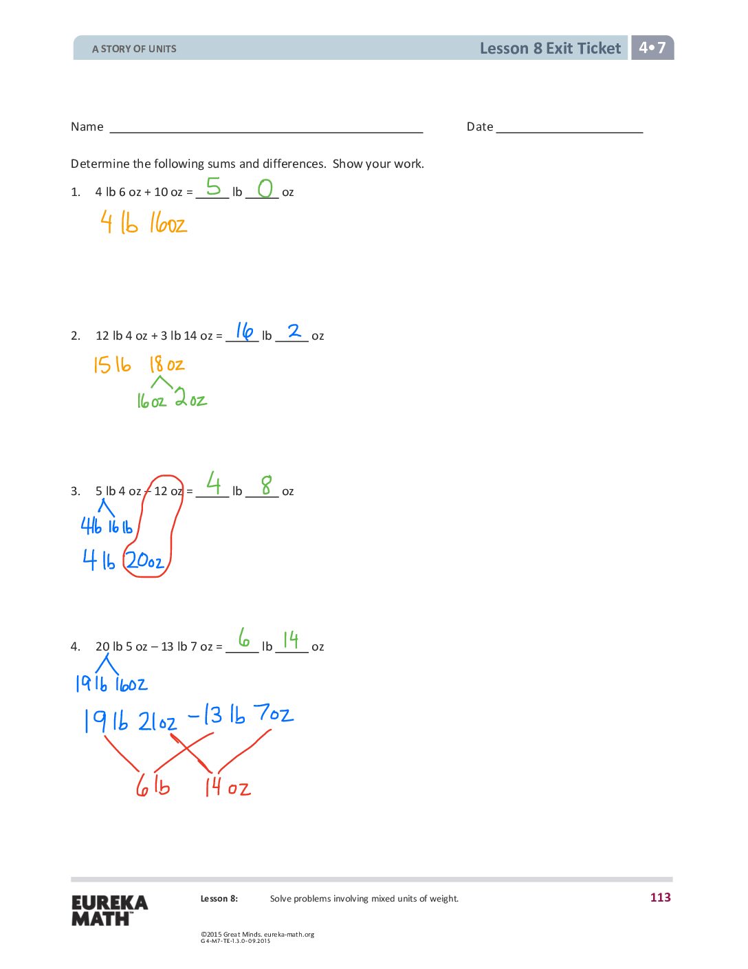 G4 M7 Exitticket Lesson 08