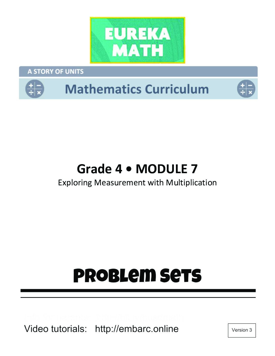 G4 M7 Student Problem Sets