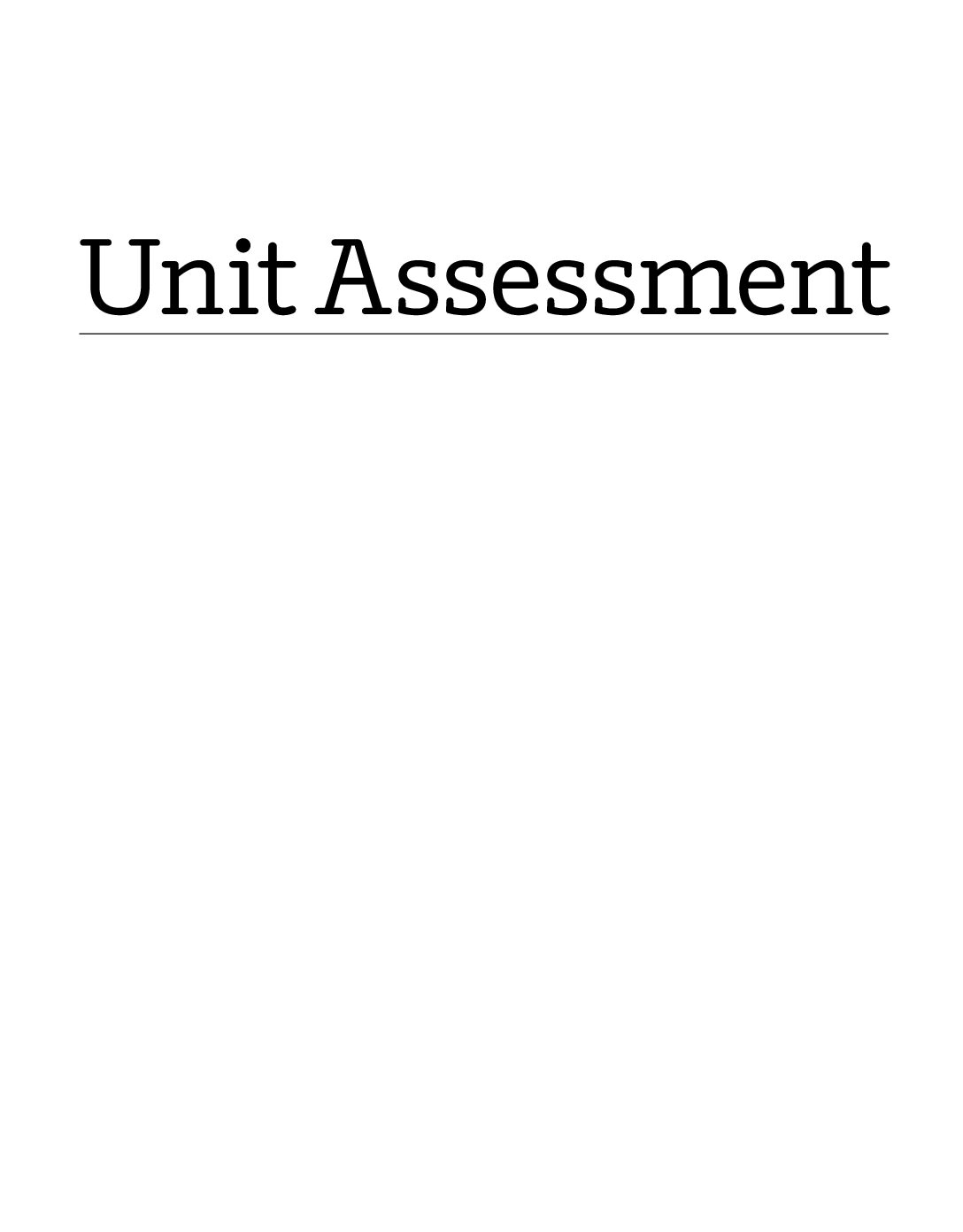 G4 U8 Assessment Directions And Student Pages
