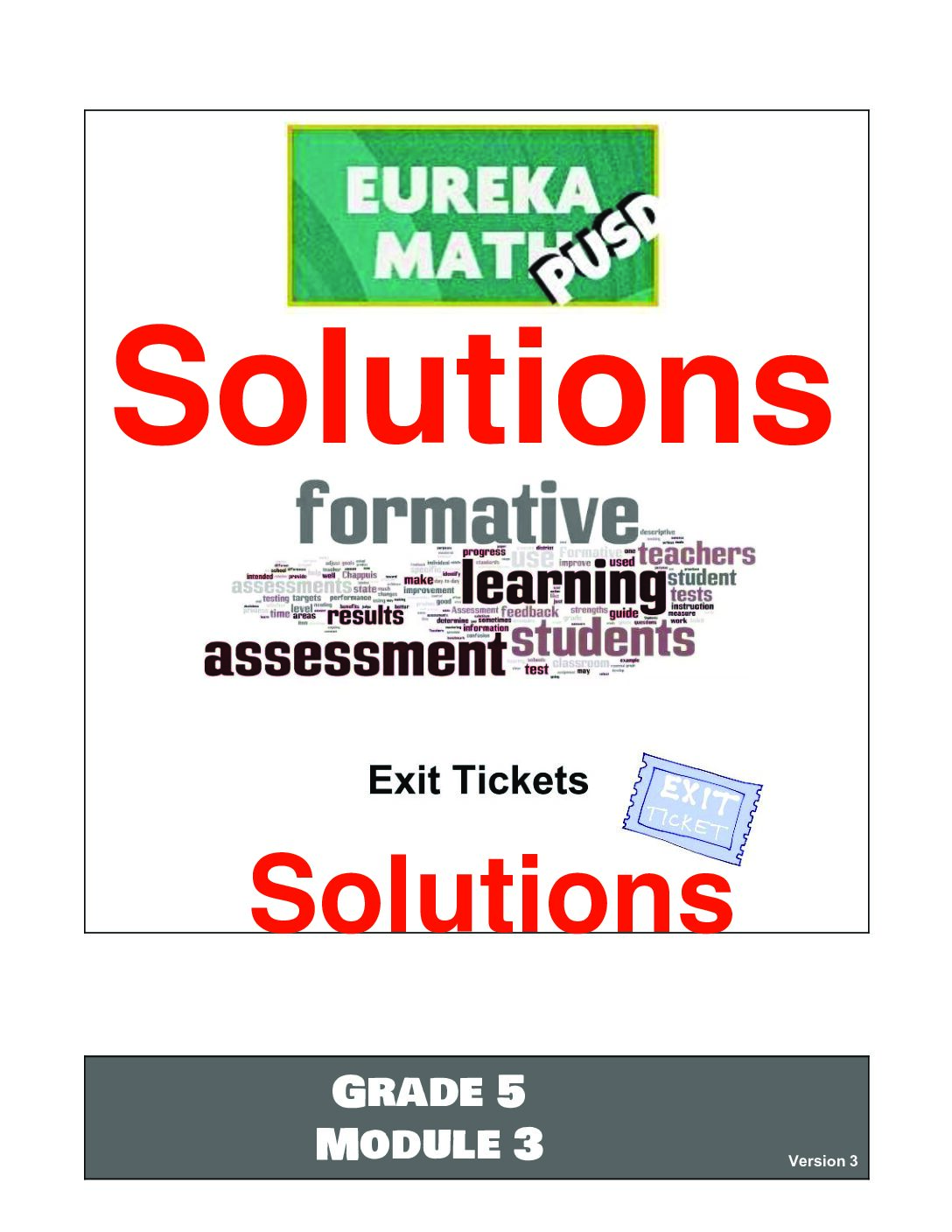 G5 M3 Exit Tickets Solutıons