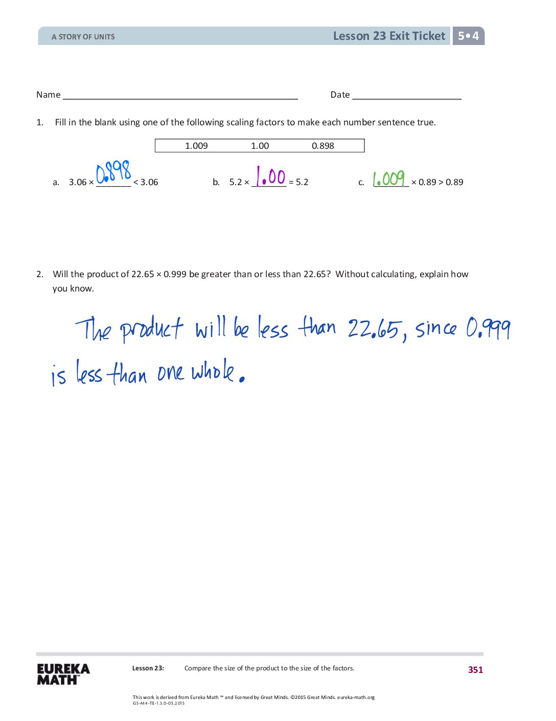 G5 M4 Exitticket Lesson23
