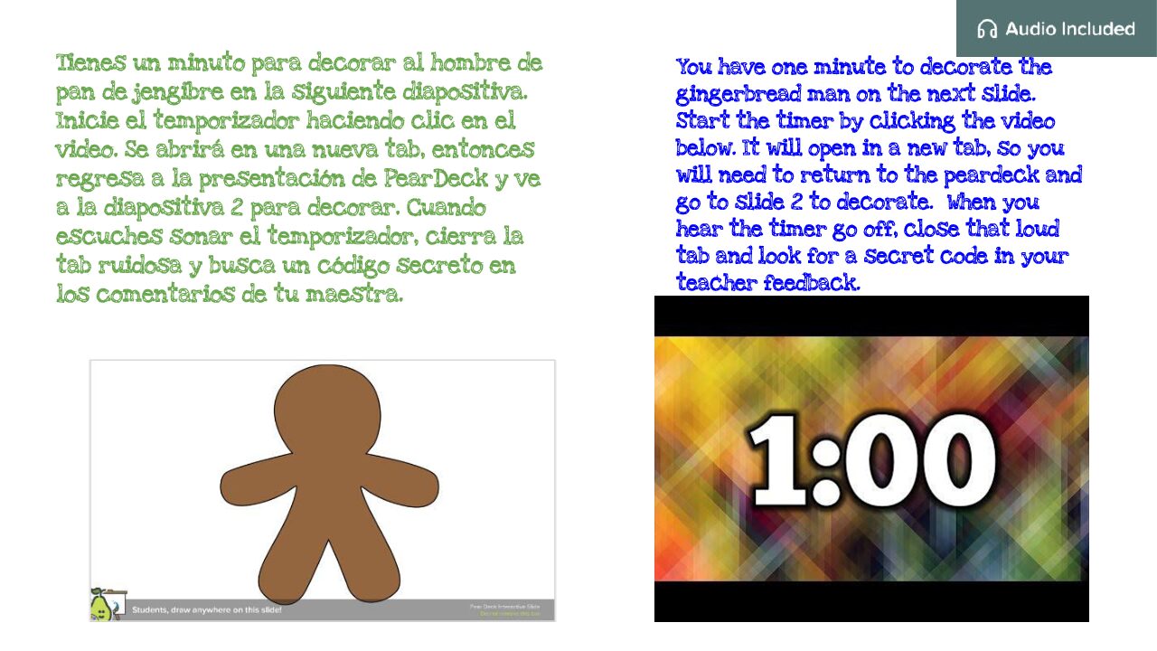 Gingerbread Peardeck