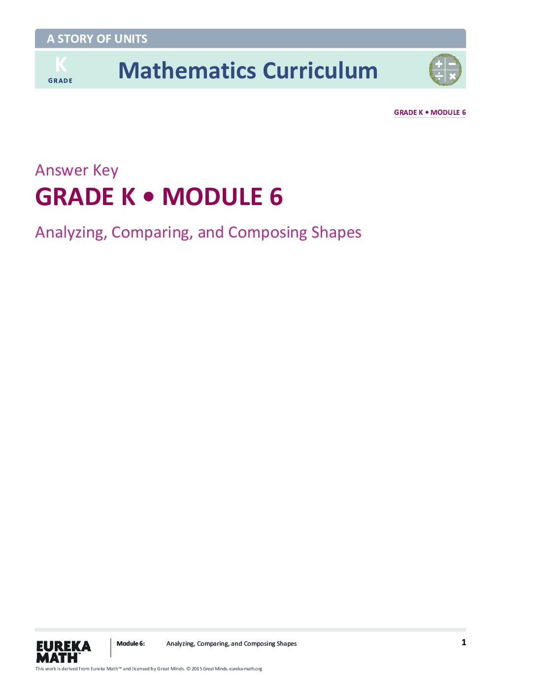 Gk M6 Answer Key