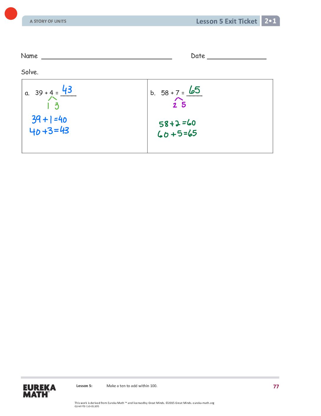 Gr2 M1 Exitticket Lesson 05