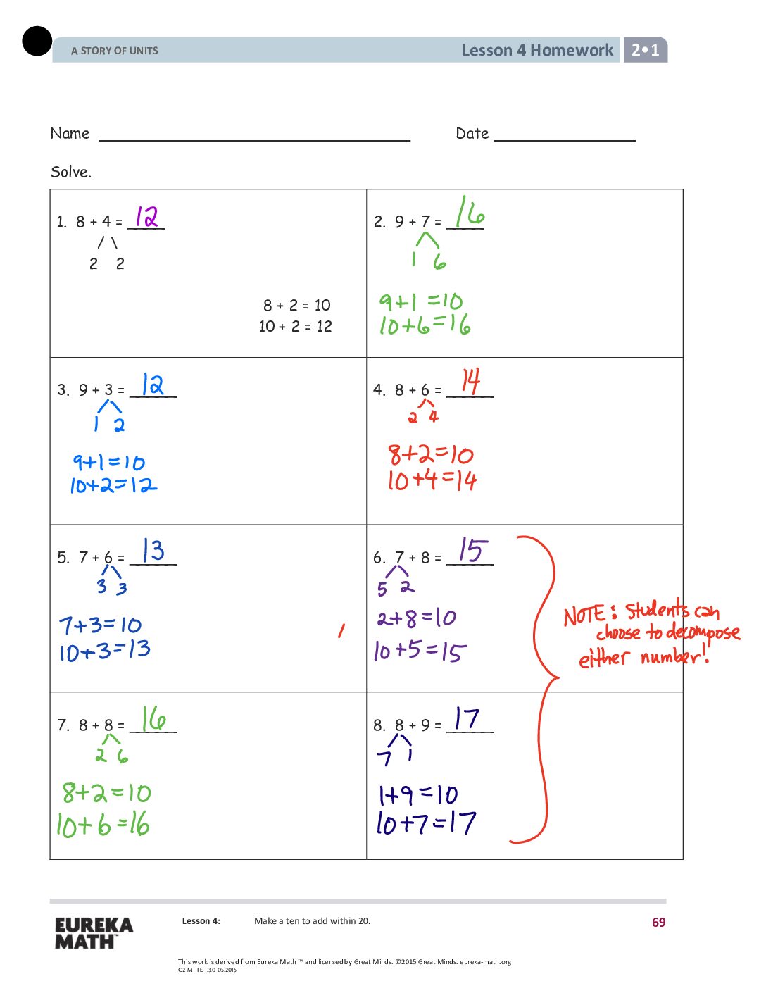 Gr2 M1 Homework Solutıons Lesson 4