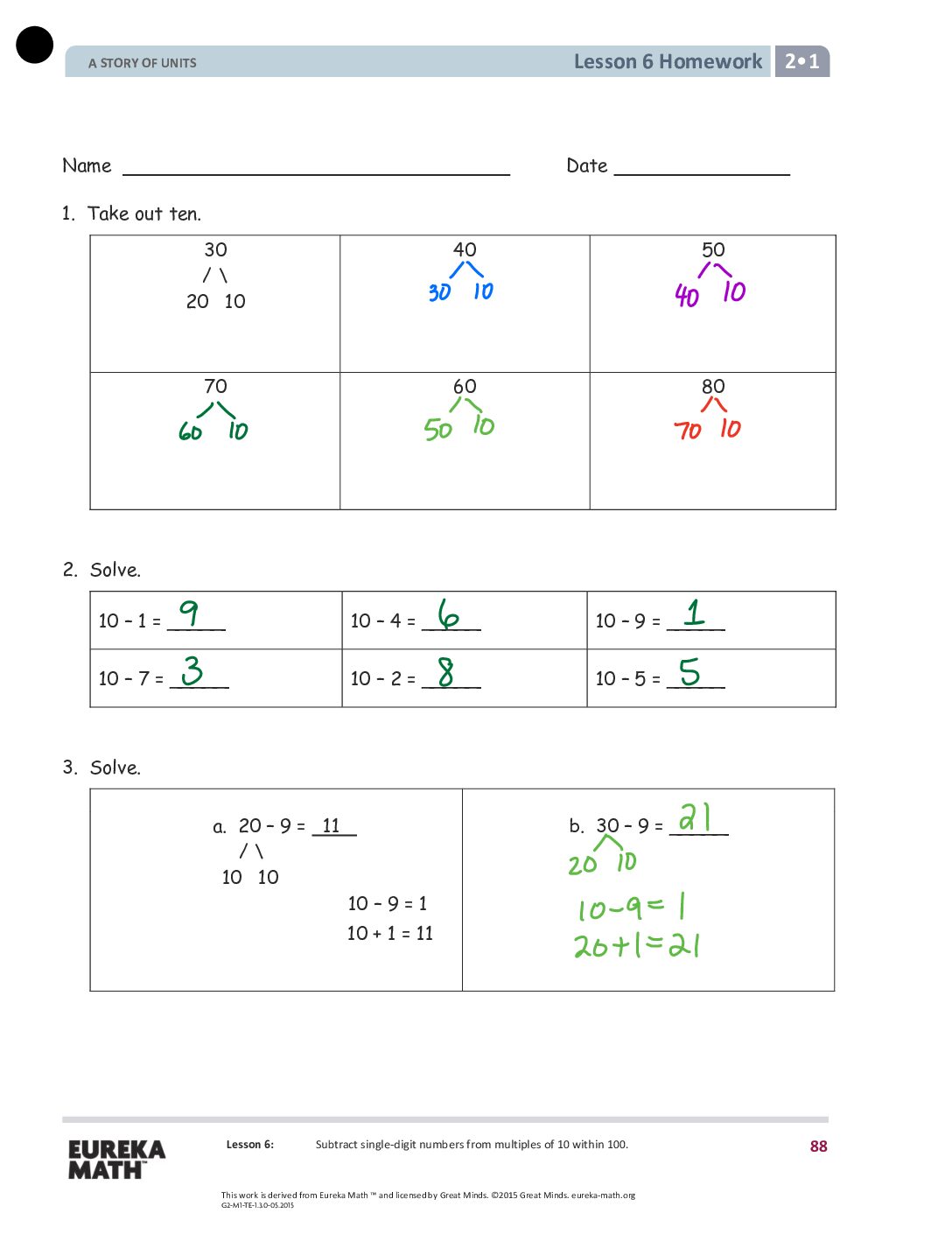 Gr2 M1 Homework Solutıons Lesson 6