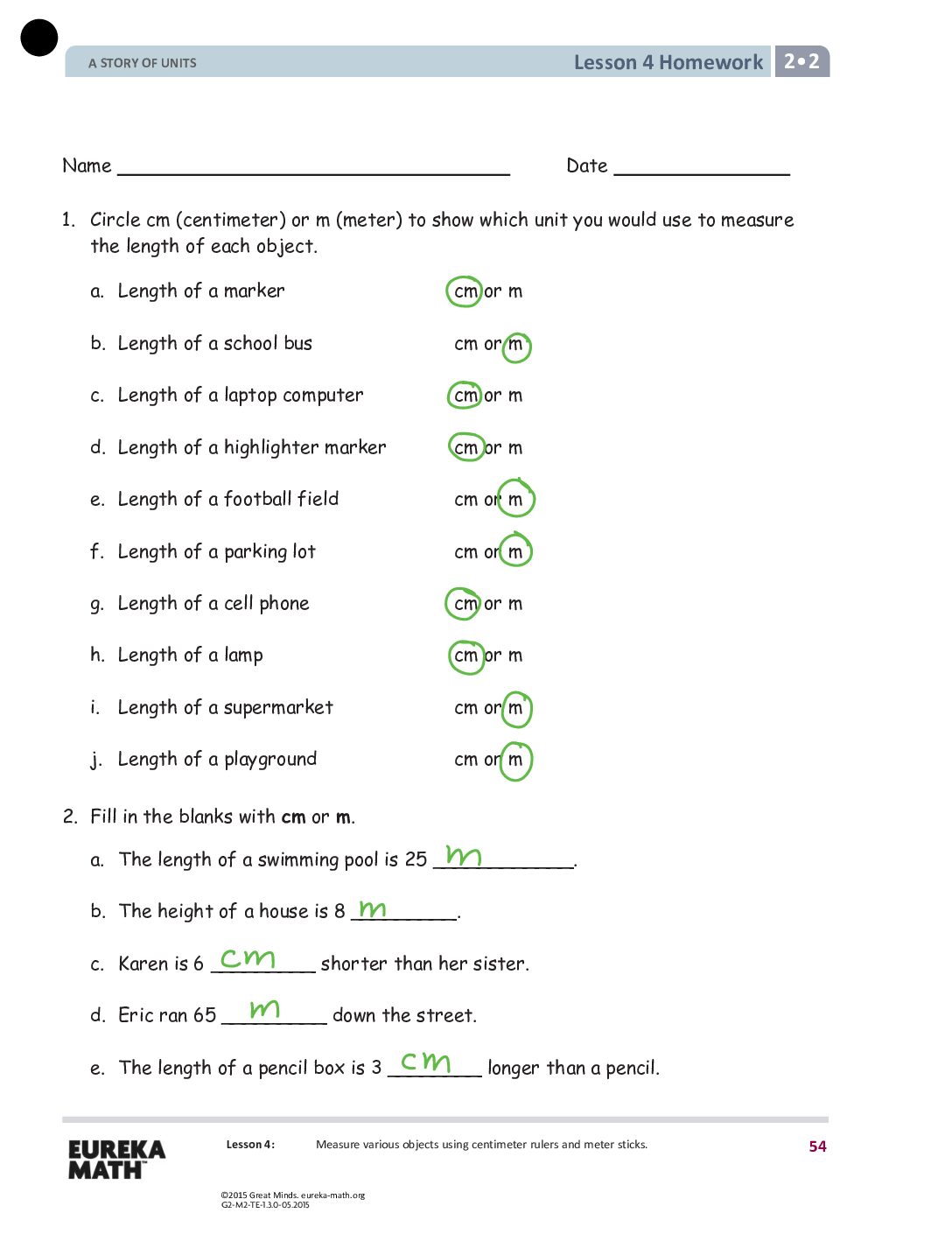 Gr2 M2 Homework Solutıons Lesson 4