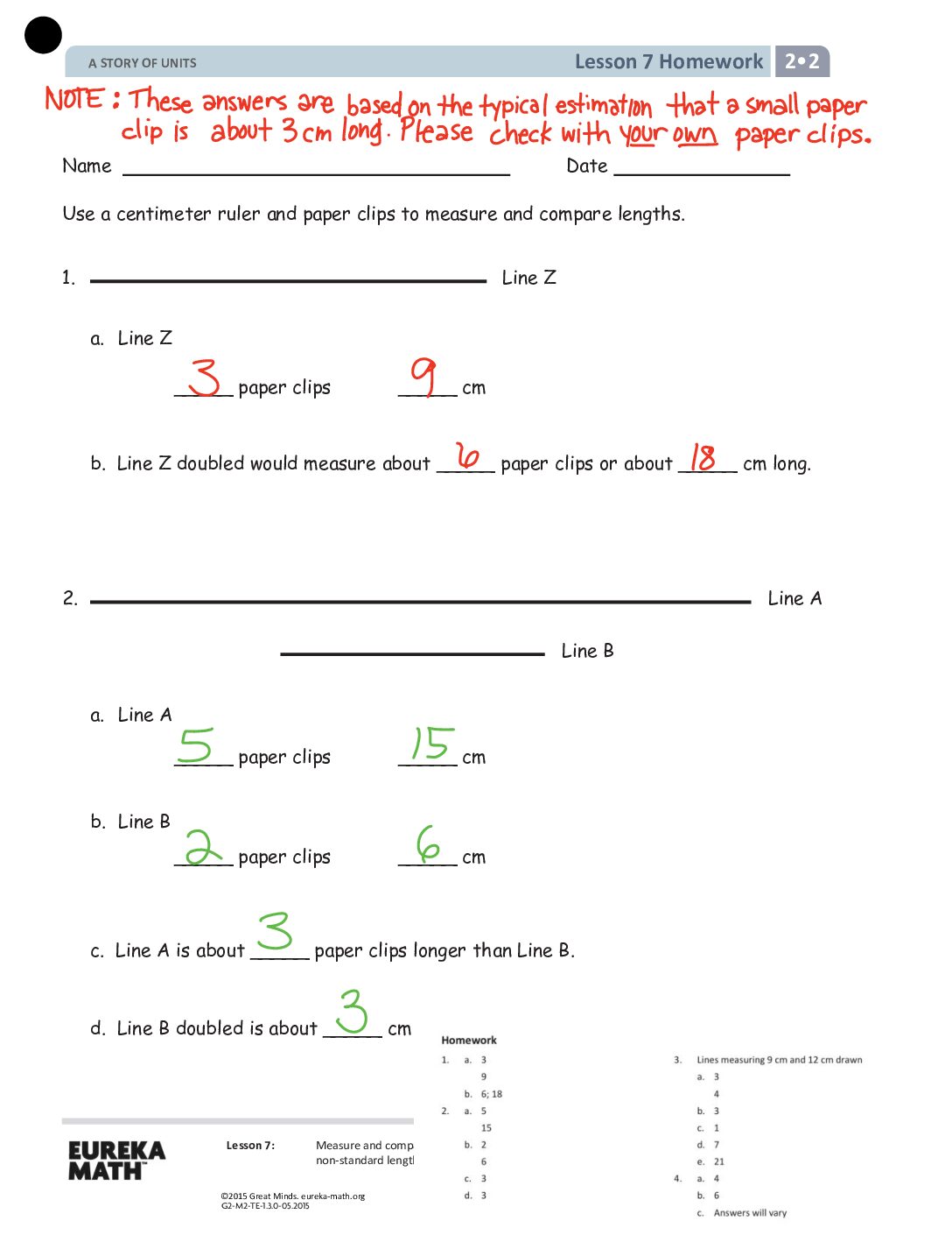Gr2 M2 Homework Solutıons Lesson 7