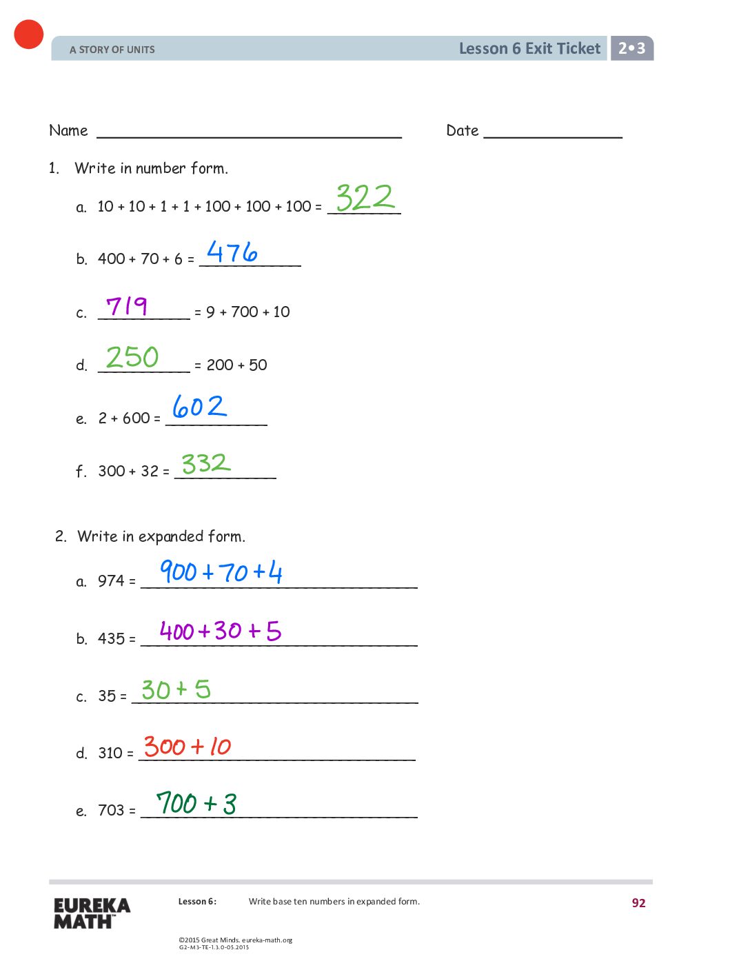 Gr2 M3 Exitticket Lesson 06
