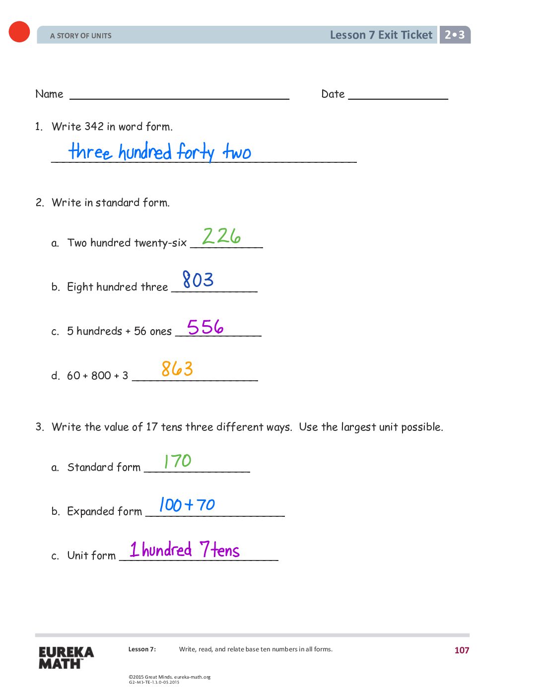Gr2 M3 Exitticket Lesson 07