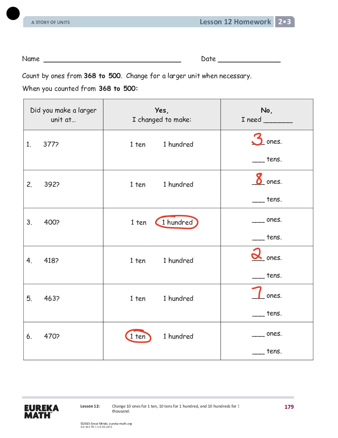 Gr2 M3 Homework Solutıons Lesson 12