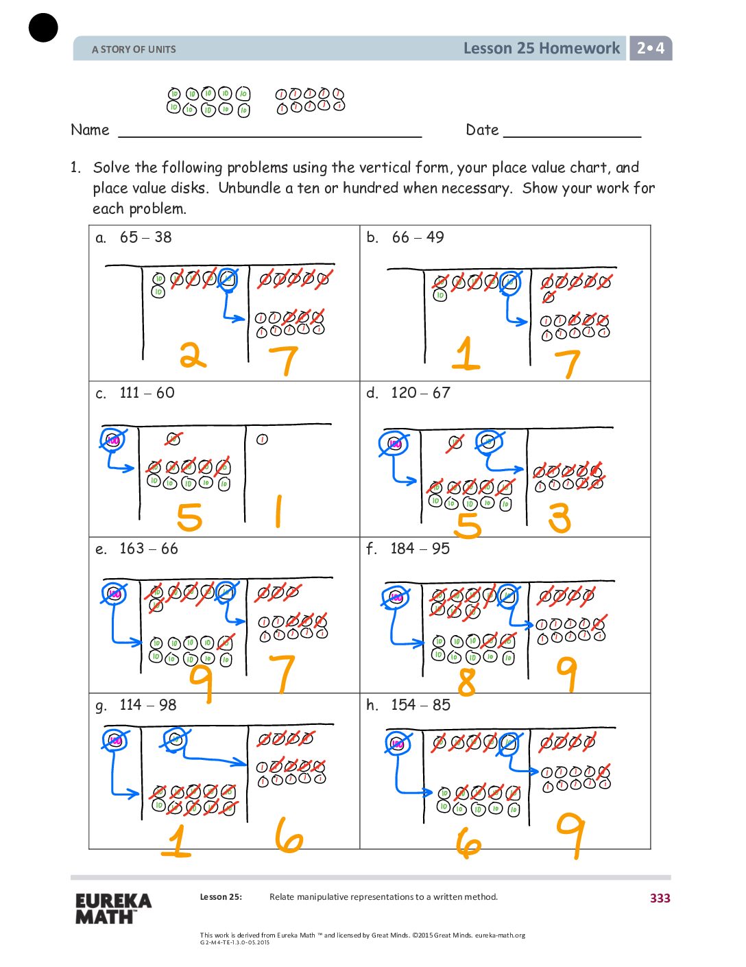 Gr2 M4 Homework Solutıons Lesson 25