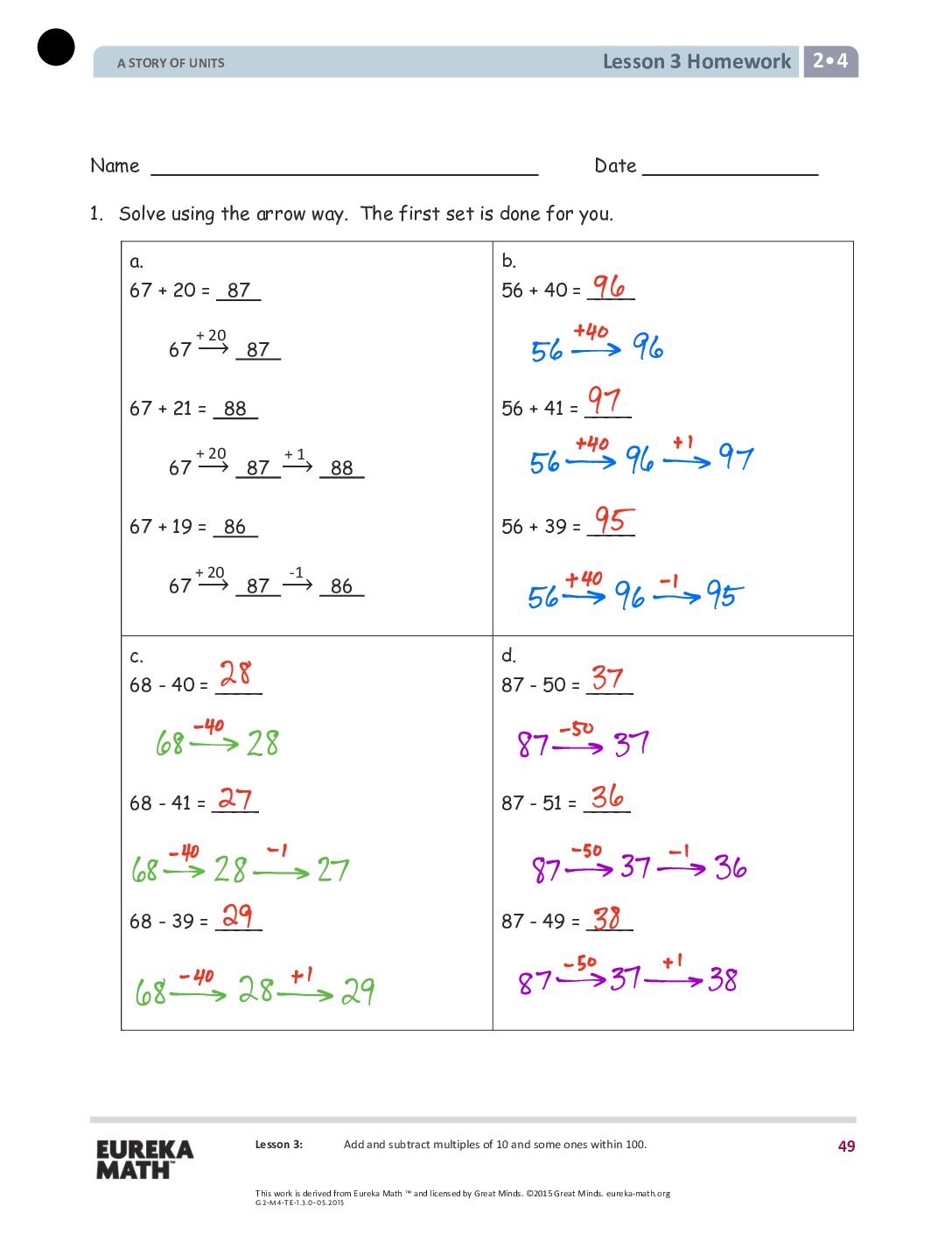 Gr2 M4 Homework Solutıons Lesson 3