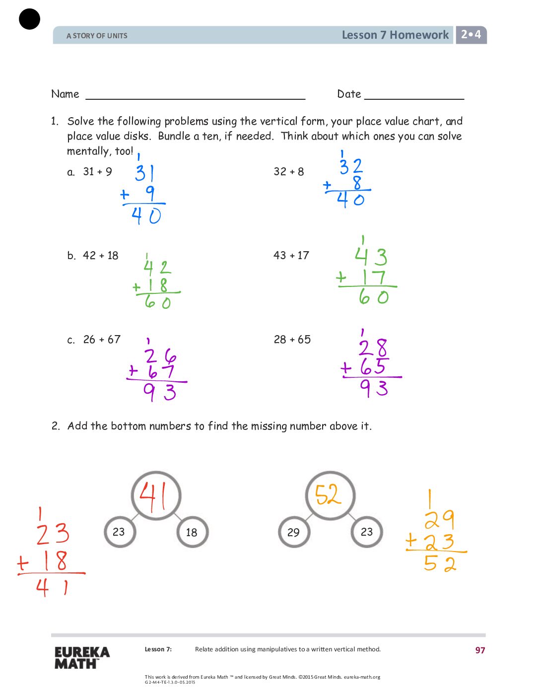 Gr2 M4 Homework Solutıons Lesson 7