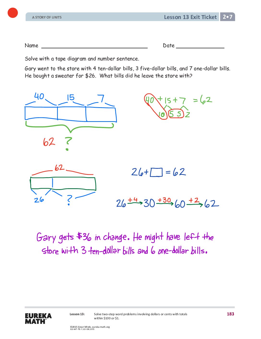 Gr2 M7 Exitticket Lesson 13