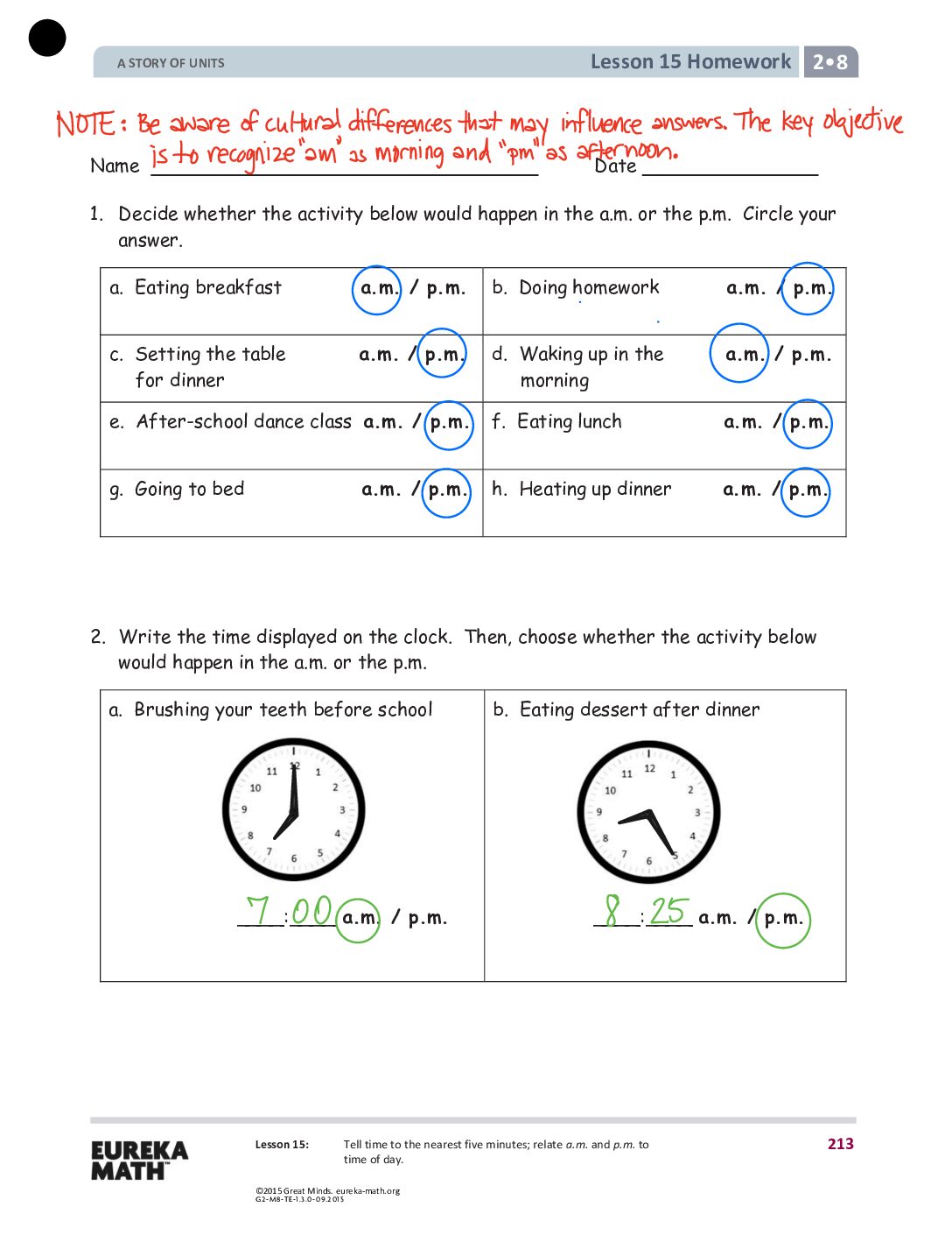 Gr2 M8 Homework Solutıons Lesson 15