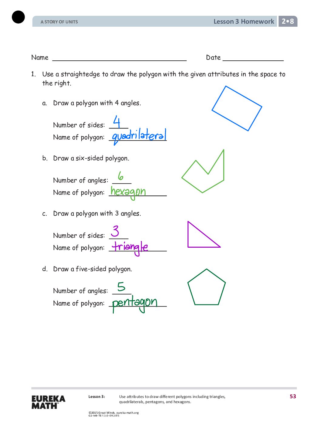Gr2 M8 Homework Solutıons Lesson 3
