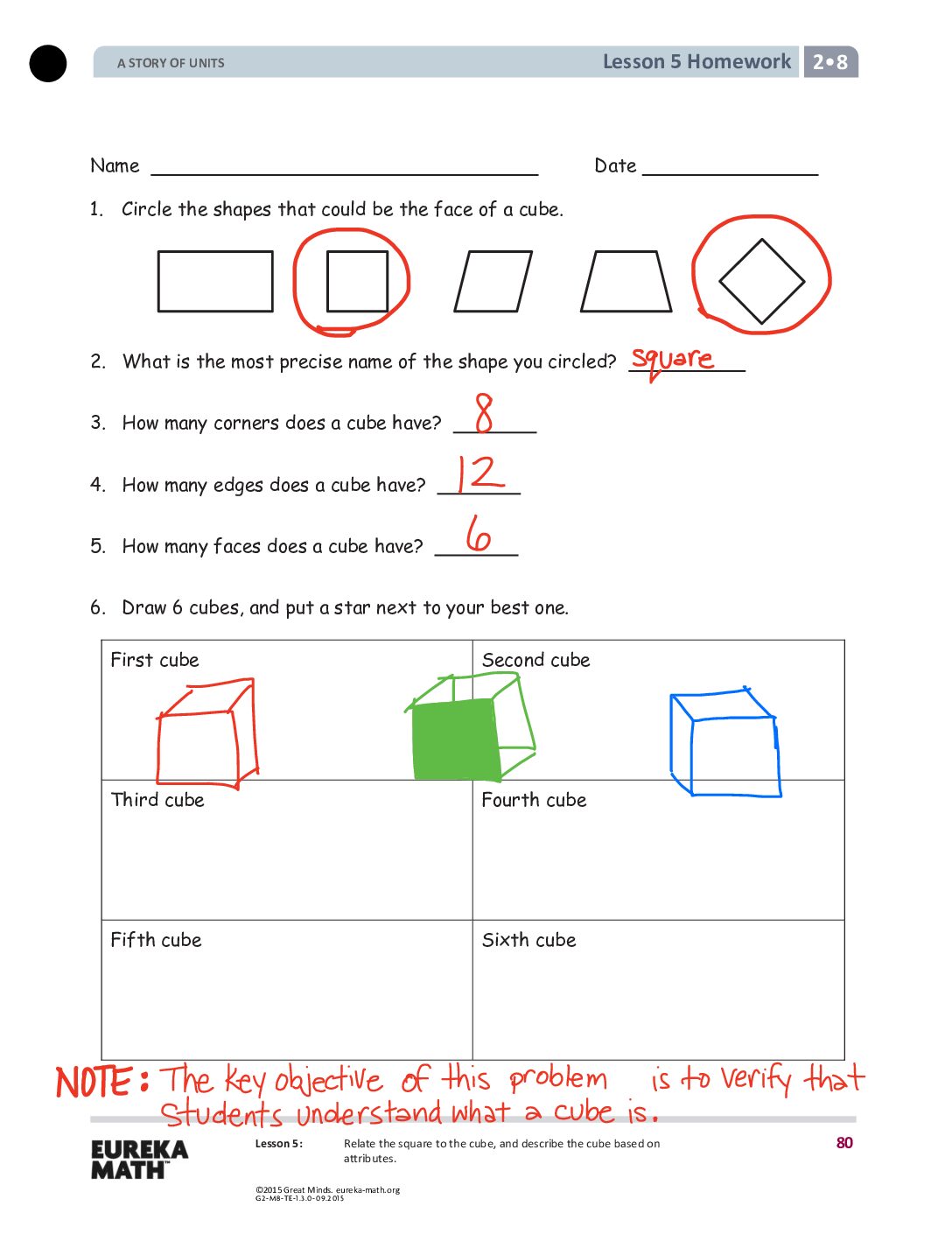 Gr2 M8 Homework Solutıons Lesson 5
