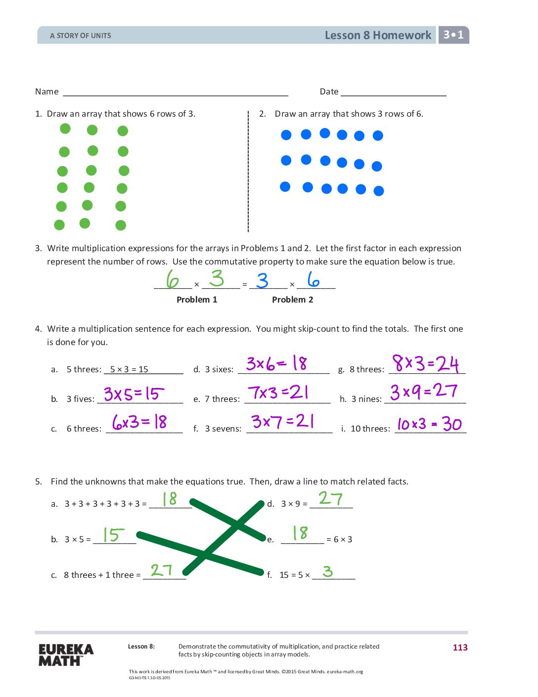 Gr3 Mod1 Lesson08 Corrected
