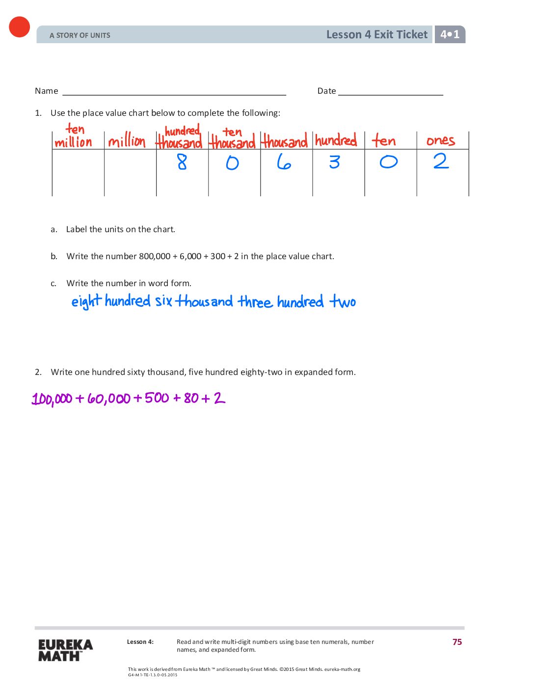 Gr4 M1 Exitticket Lesson 04