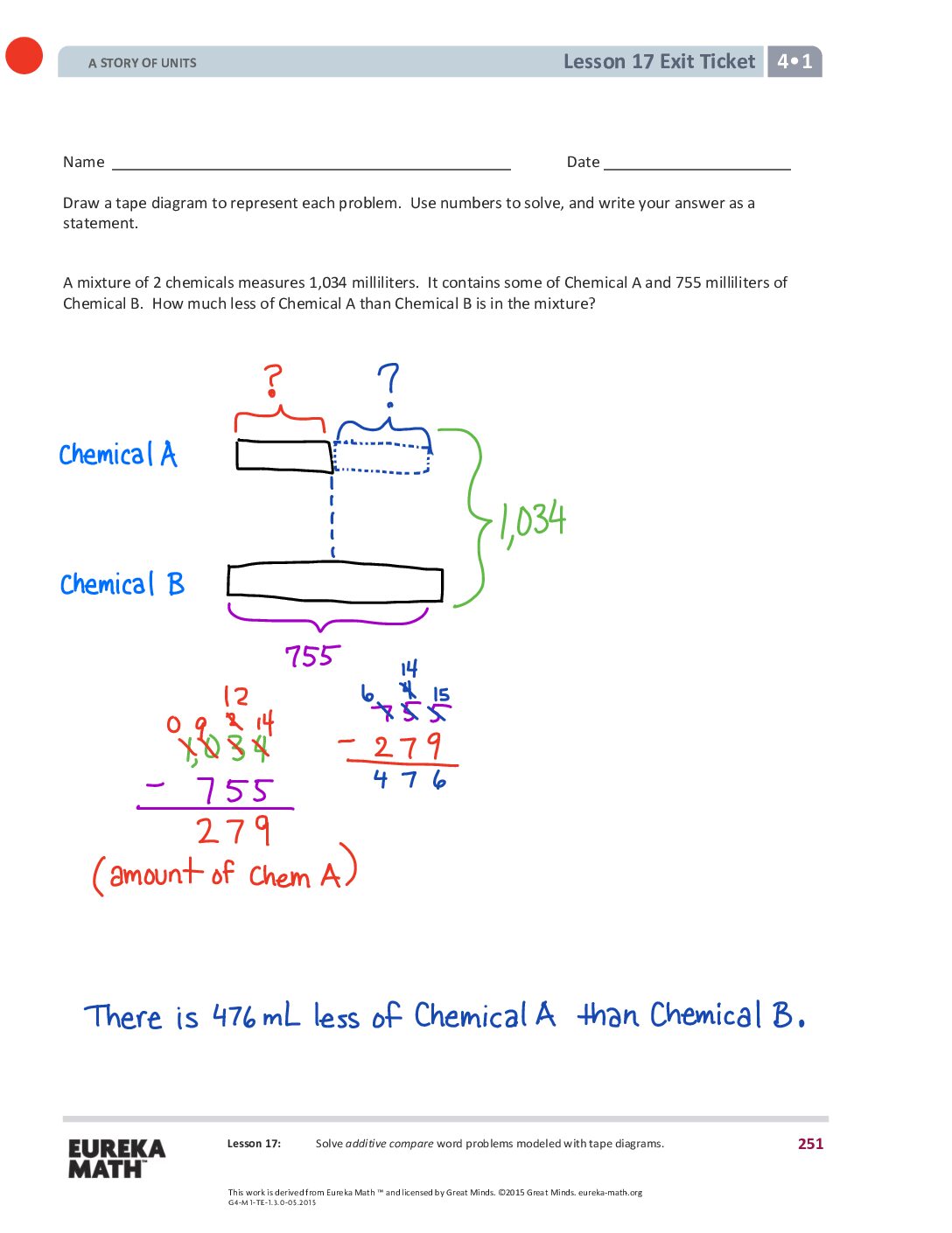 Gr4 M1 Exitticket Lesson 17